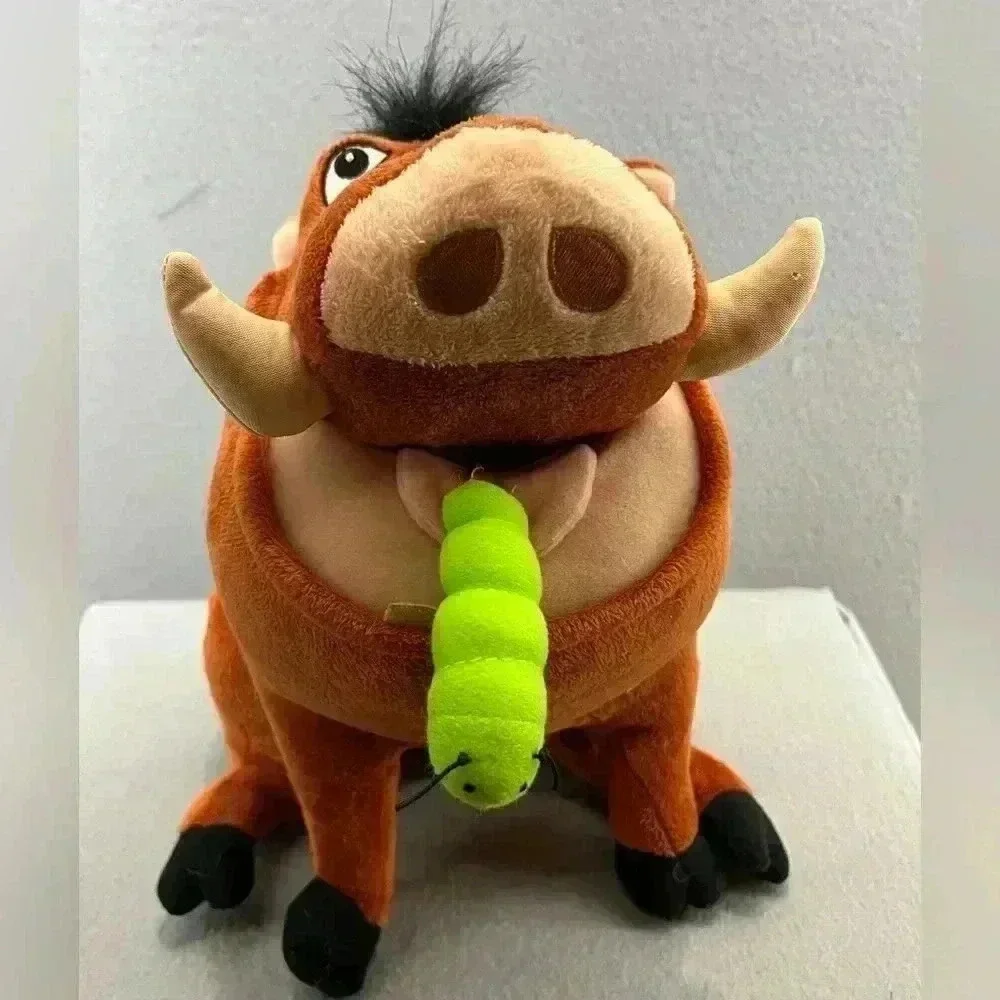 Disney Pumba Talking Eating Lion King Warthog Plush see video